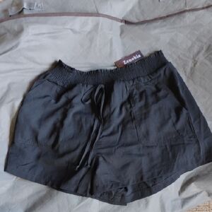 Zenobia Women's Charcoal Athletic Shorts